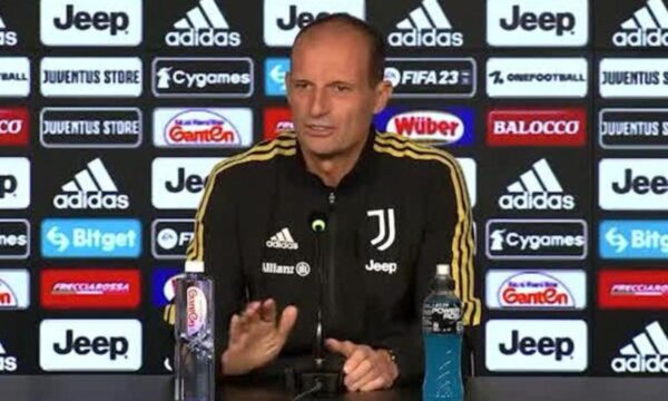 Juventus Udinese la conferenza stampa di Allegri